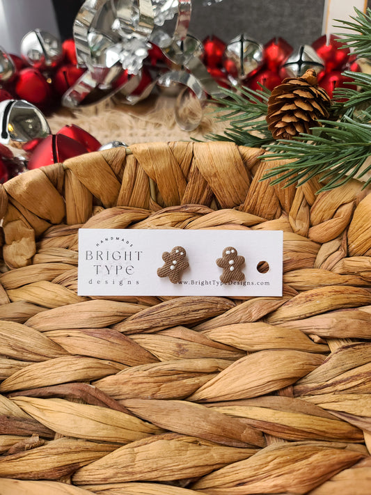 Gingerbread men Studs