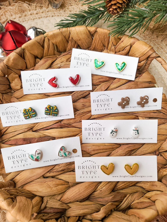 Heart Studs